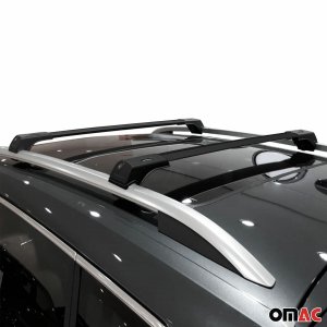 BMW X6 Roof Rack Cross Bars - Omac - Skybar 2Pcs - Black - '08-'14